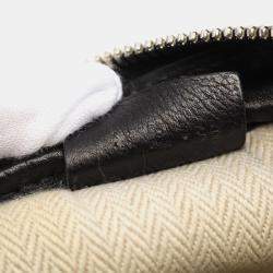 Hermes Black Leather Evergrain Shoulder Bag
