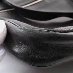 Hermes Black Leather Evergrain Shoulder Bag