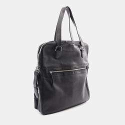 Hermes Black Leather Evergrain Shoulder Bag