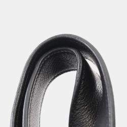 Hermes Black Leather Evergrain Shoulder Bag