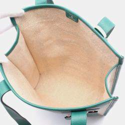 Hermes Evercolor Vert Vertigo Toile Petite H Dream Catcher Tote Bag