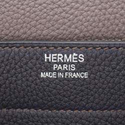 Hermes Purple Togo Leather Sac A Depeche 38 Verso Business Bag