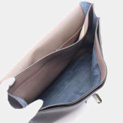 Hermes Purple Togo Leather Sac A Depeche 38 Verso Business Bag