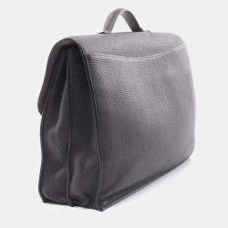 Hermes Purple Togo Leather Sac A Depeche 38 Verso Business Bag