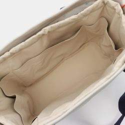 Pre Owned Hermes Gris Cabriole Mother'S Bag Pearl Bag  