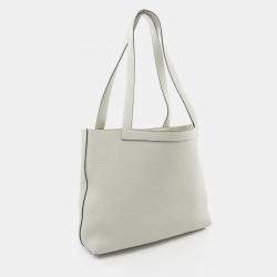 Hermes Clemence Leather Cabas 31 Tote Bag