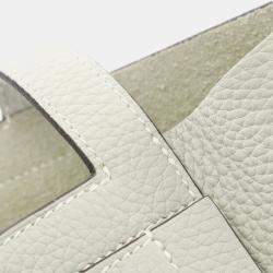 Hermes Clemence Leather Cabas 31 Tote Bag