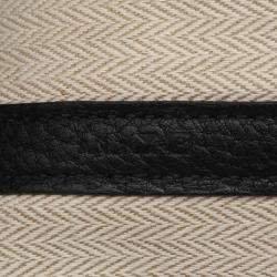 Pre Owned Hermes Black Leather Garden Party Tote Bag