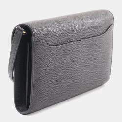 Hermes Black Epsom Leather Constance To Go Shoulder Bag