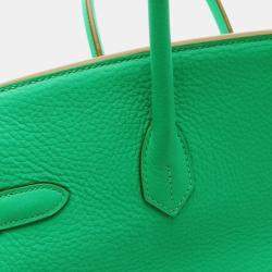 Hermes Menthe Taurillon Clemence Birkin 35 