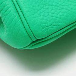 Hermes Menthe Taurillon Clemence Birkin 35 