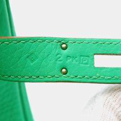 Hermes Menthe Taurillon Clemence Birkin 35 