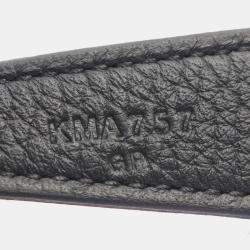 Hermes Black Taurillon Clemence Lindy 26 Shoulder Bag  