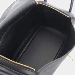 Hermes Black Taurillon Clemence Leather Lindy 26 Shoulder Bag