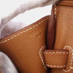 Hermes Gold Togo Leather Birkin 35 Handbag