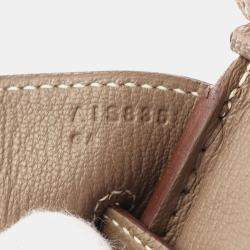 Hermes Etoupe Grey Togo Leather Birkin 30 