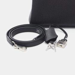 Hermes Black Togo Leather Kelly 28 