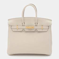 Hermes Craie Togo Leather Birkin 25 