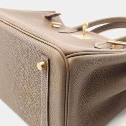 Hermes Etoupe Gray Birkin 30  