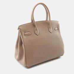Hermes Etoupe Gray Birkin 30  