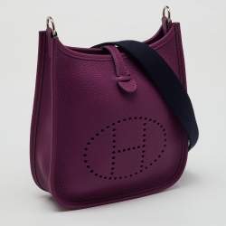 Hermès Anemone/Blue Marine Taurillon Maurice Leather Evelyne Amazon TPM Bag