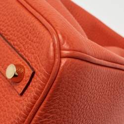 Hermès Capucine Togo Leather Gold Finish Birkin 30 Bag