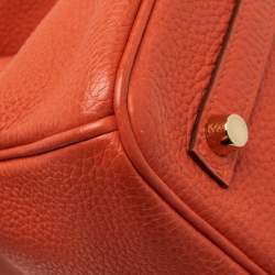 Hermès Capucine Togo Leather Gold Finish Birkin 30 Bag