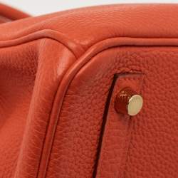 Hermès Capucine Togo Leather Gold Finish Birkin 30 Bag