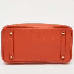 Hermès Capucine Togo Leather Gold Finish Birkin 30 Bag
