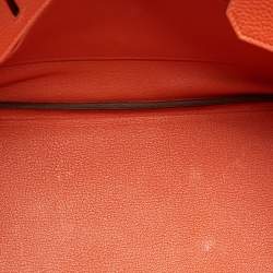 Hermès Capucine Togo Leather Gold Finish Birkin 30 Bag