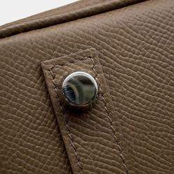 Hermes Birkin 25 Etoupe/Gris Pale/Ecorce Epsom Leather Top Handle Bag