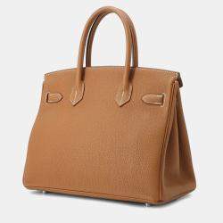 Hermès Gold Togo Leather Birkin 30