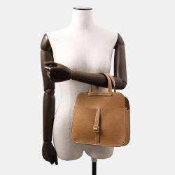 Hermes Gold Taurillon Clemence Size 25 Halzan Bag