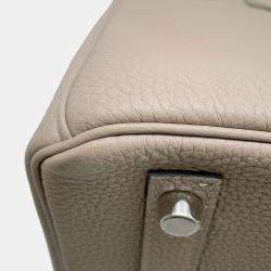 Hermes Gris Tourterelle Togo Leather Birkin 30