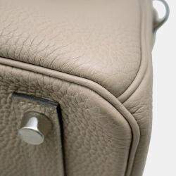 Hermes Gris Tourterelle Togo Leather Birkin 30