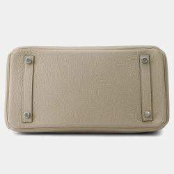 Hermes Gris Tourterelle Togo Leather Birkin 30