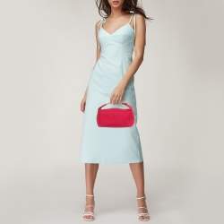 Hermès Hibiscus Toile Large Bride-A-Brac Pouch