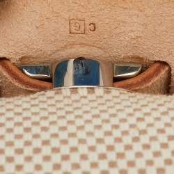 Pre Owned Hermes Ecru/Natural Toile and Vache Hunter 2-in-1 Herbag 39 Bag