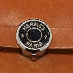 Hermès Black/Natural Toile and Vache Hunter Herbag 31 Bag