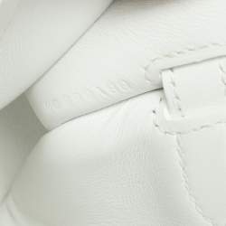Hermes New White Swift Leather Gold Finish Jypsiere Mini Bag