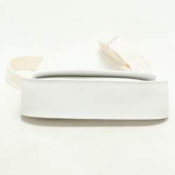 Hermes New White Swift Leather Gold Finish Jypsiere Mini Bag