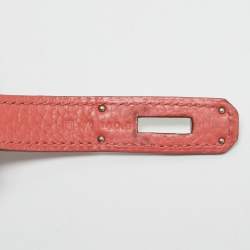 Hermes Rouge Pivoine/Rose Jaipur Taurillon Clemence Leather Palladium Hardware So Kelly 26 Bag