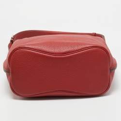 Hermes Rouge Pivoine/Rose Jaipur Taurillon Clemence Leather Palladium Hardware So Kelly 26 Bag