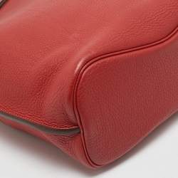 Hermes Rouge Pivoine/Rose Jaipur Taurillon Clemence Leather Palladium Hardware So Kelly 26 Bag