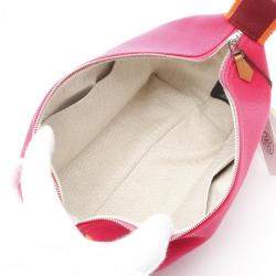 Hermès Bride A Brac Hibiscus Canvas  PM  Pouch Purse SHW