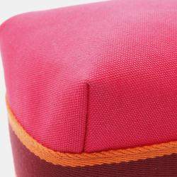Hermes Bride-a-Brac GM Hibiscus Canvas Hand Bag