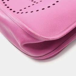 Hermes Evelyne 2 GM Cyclamen H Epsom Shoulder Bag