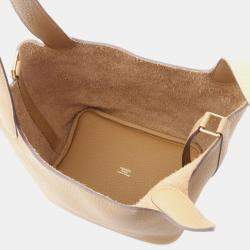 Hermes Picotin PM Biscuit U Taurillon Clemence Hand Bag  