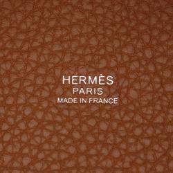 Hermes Picotin Lock 18 Gold Taurillon Clemence Tote Bag