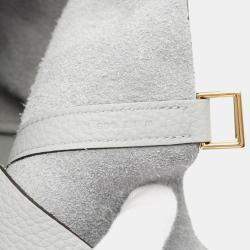 Hermes Picotin Lock 22 Blue Pale Taurillon Clemence Tote Bag